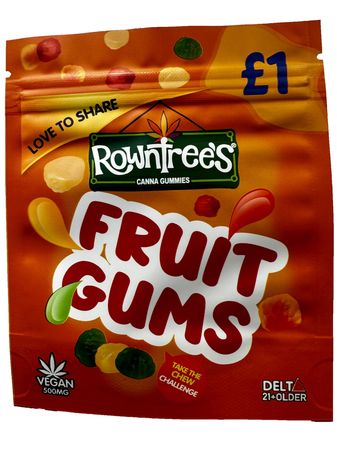 Fruit Gums Mylar bags x 50