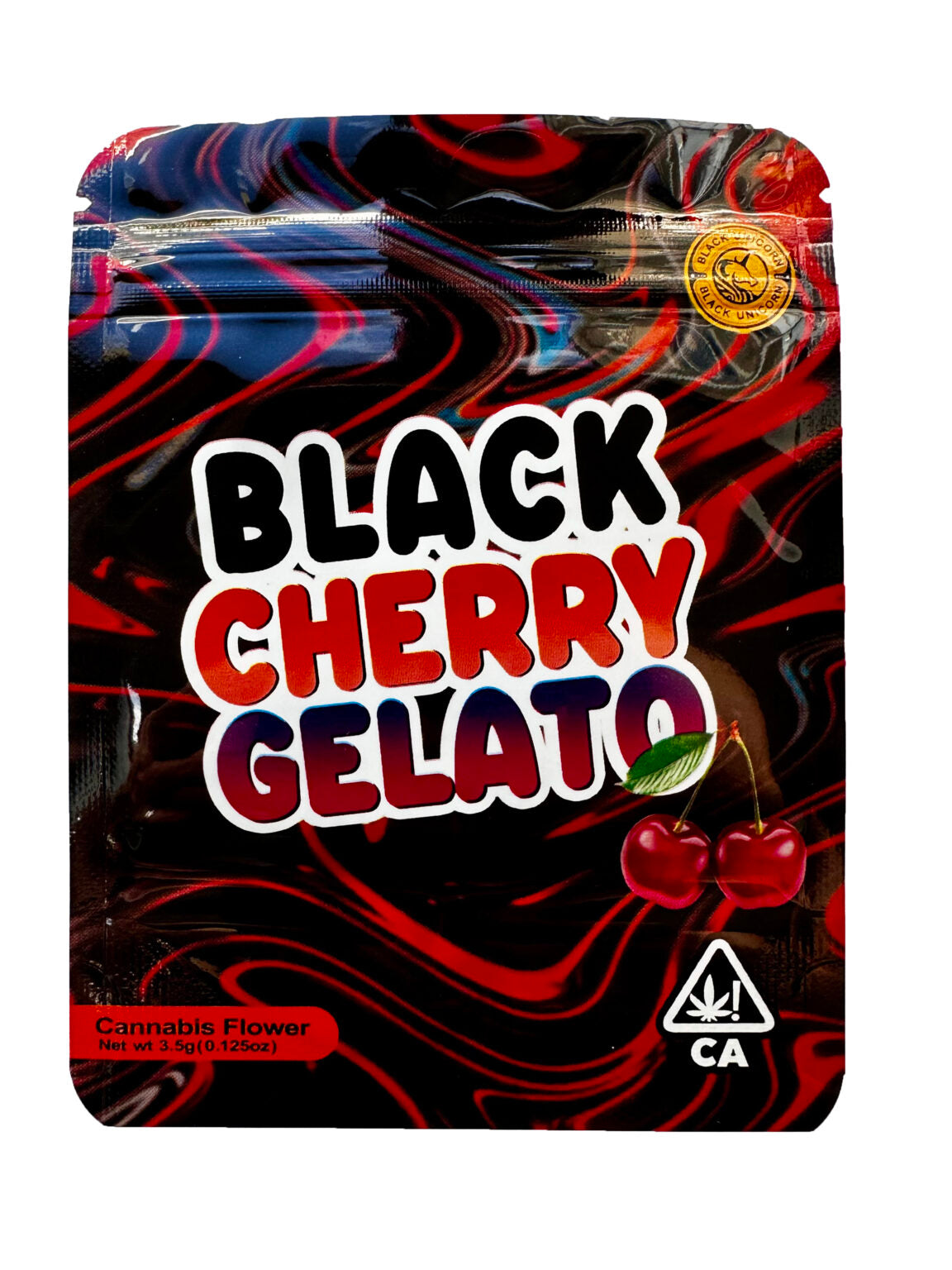 Black cherry gelato Mylar bags x 50