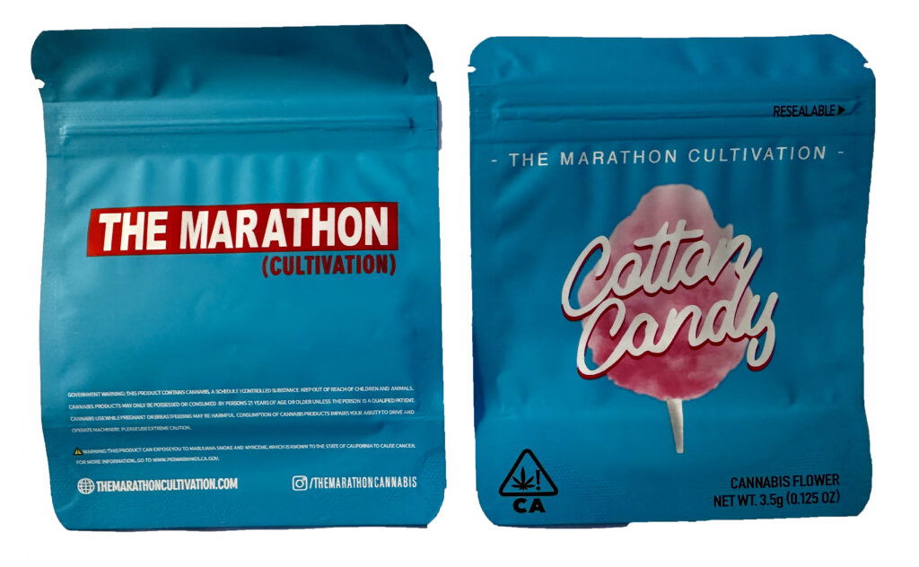 Cotton candy Mylar bags x 50