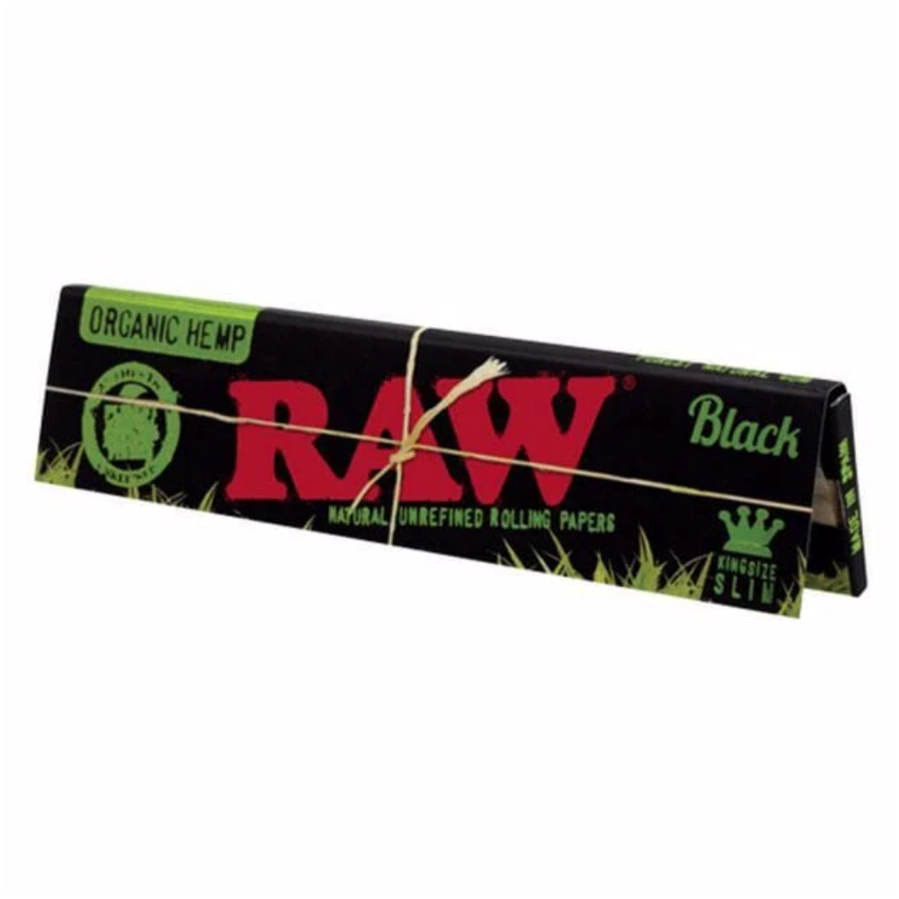 Raw Organic Black king-size papers