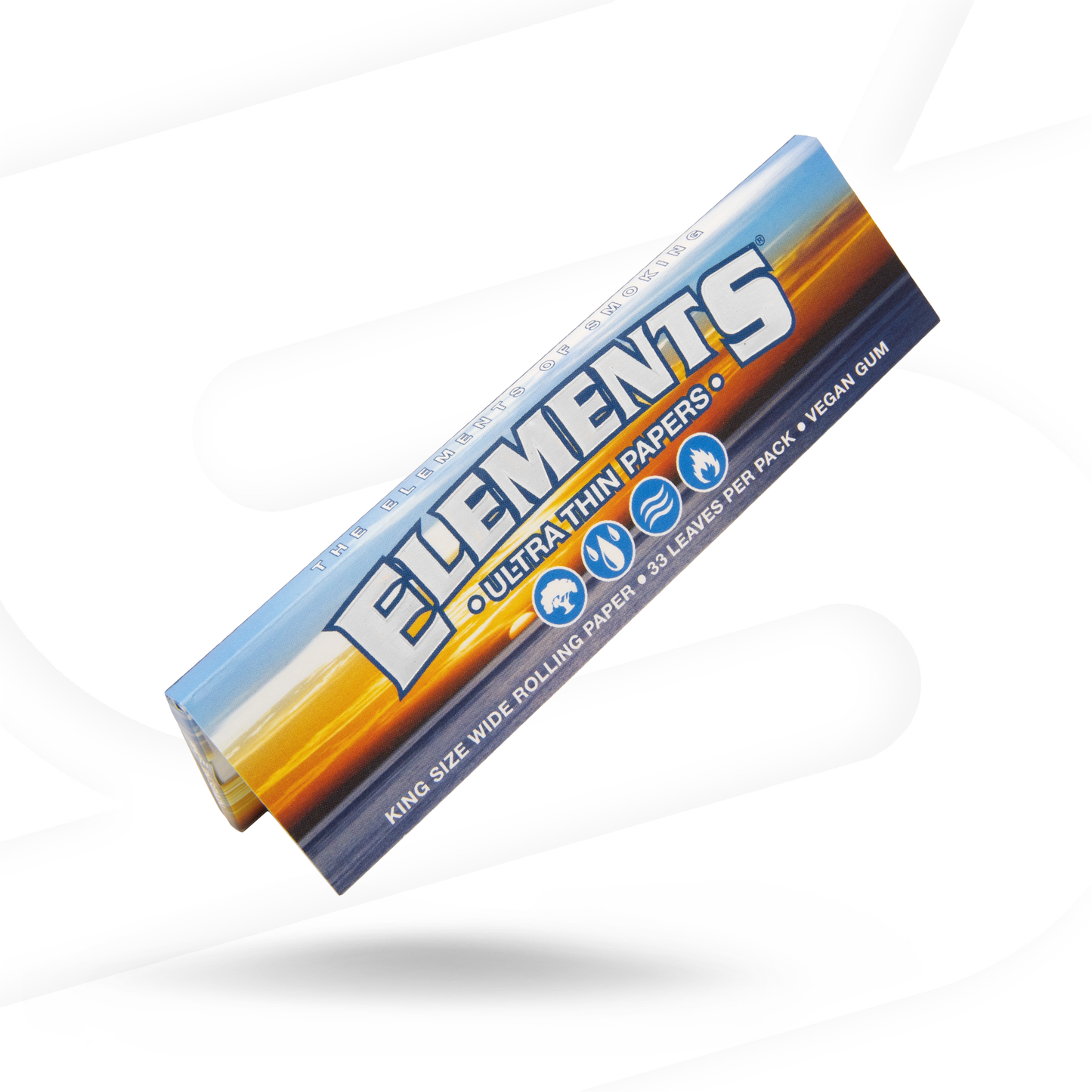 Elements king-size slim rolling papers (5 pack)