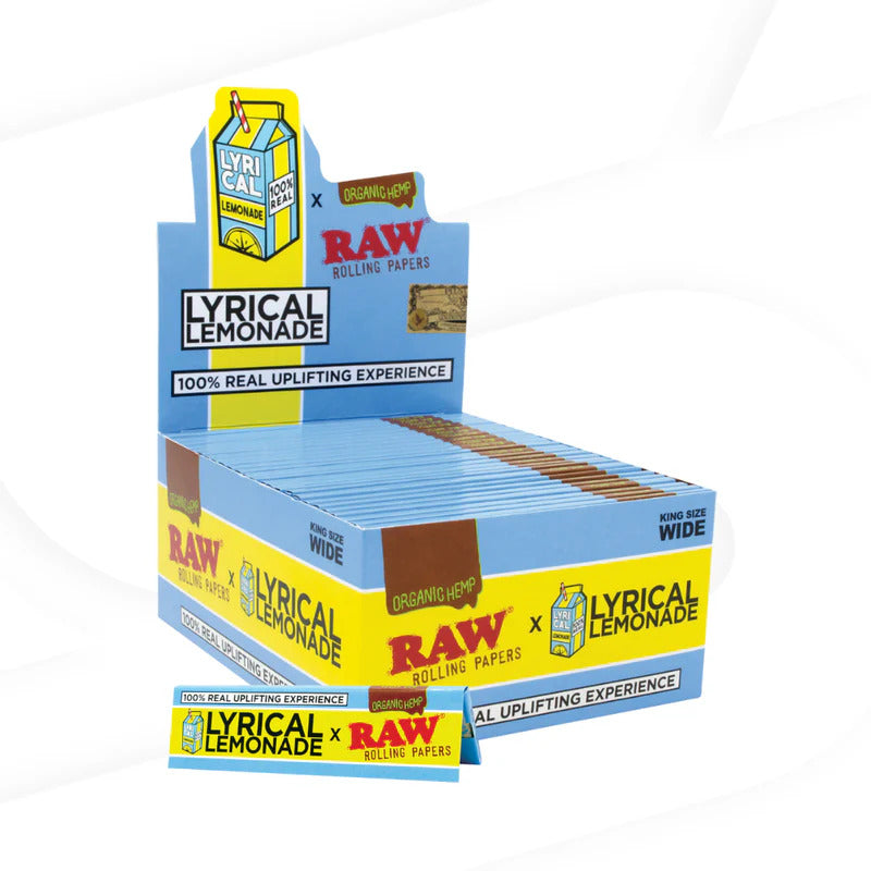 Raw Lyrical Lemonade kingsize rolling papers
