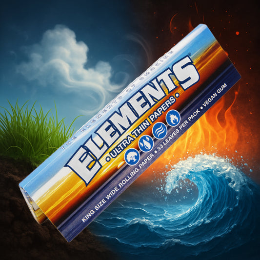 Elements king-size slim rolling papers (5 pack)