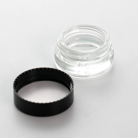 5ml Clear Glass Jars with Lids x 12