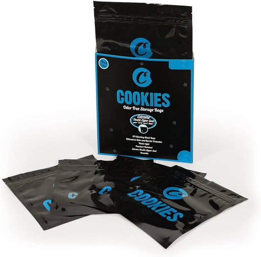 Twelve pack of cookies smell proof bags 4" x 3"