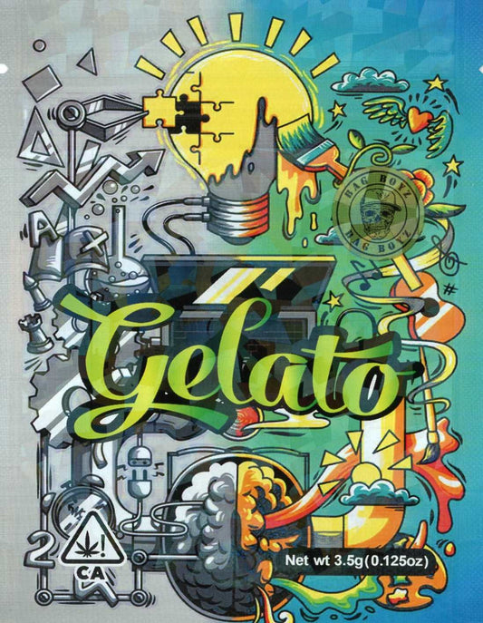Gelato Mylar bags x 50