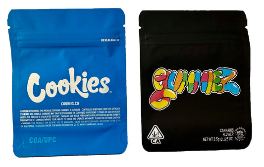 Cookies Gummies Mylar bags x 50