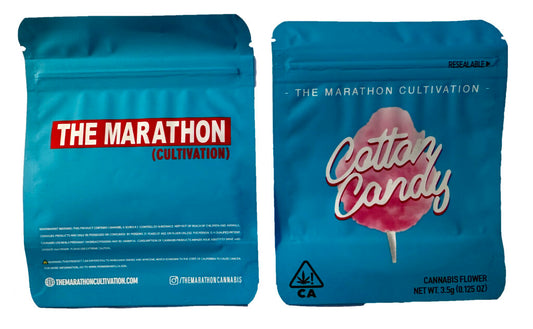 Cotton candy Mylar bags x 50
