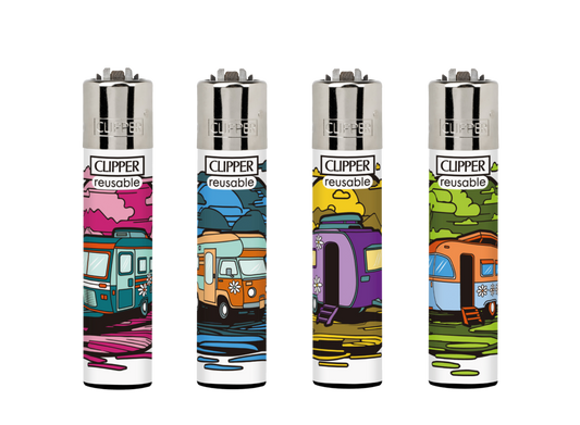 Clipper lighters set of 4 (Campervan)
