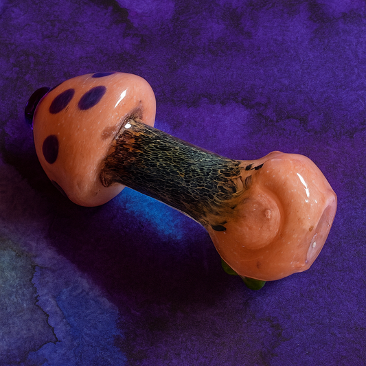 Glass mushroom pipe