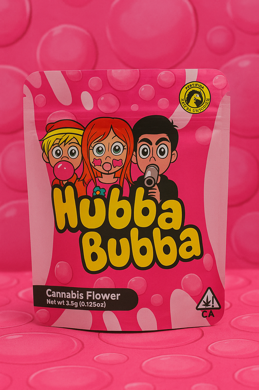 Hubba Bubba Mylar bags x 50