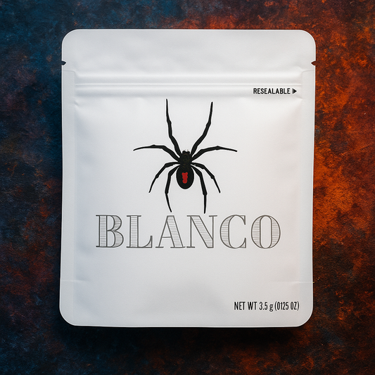 Blanco Mylar bags x 50 (white widow)