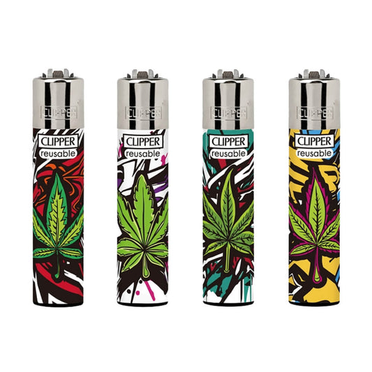 Clipper lighters set of 4 (Urban weed)