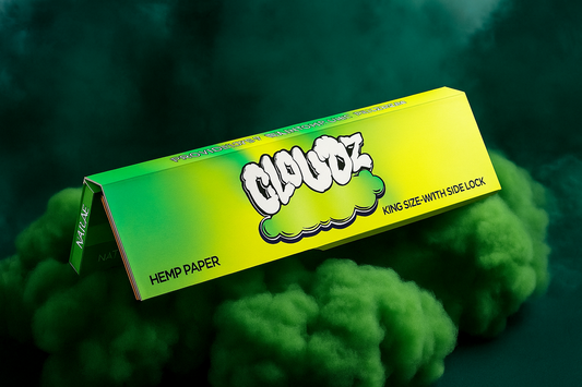 Green cloudz rolling papers on clouds 