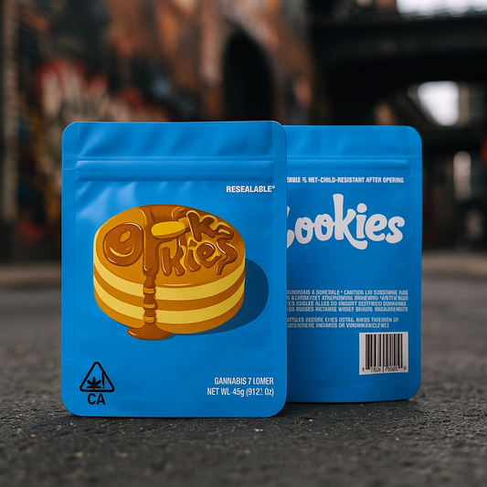 Pancakes by cookies Mylar bags x 50