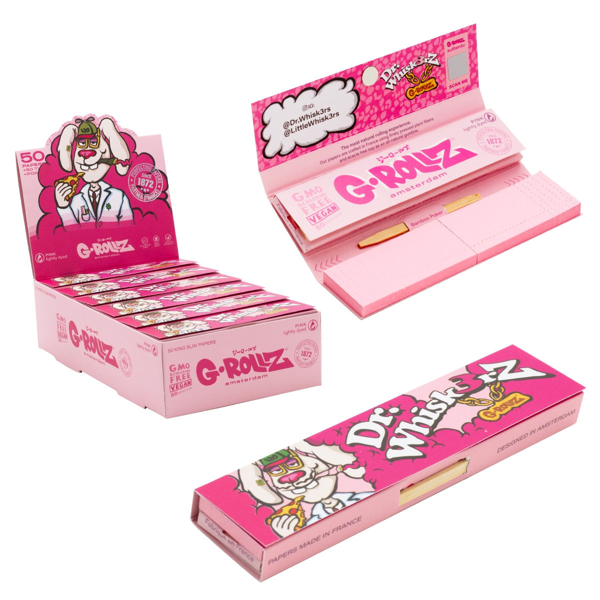 Dr Whiskerz king-size rolling papers