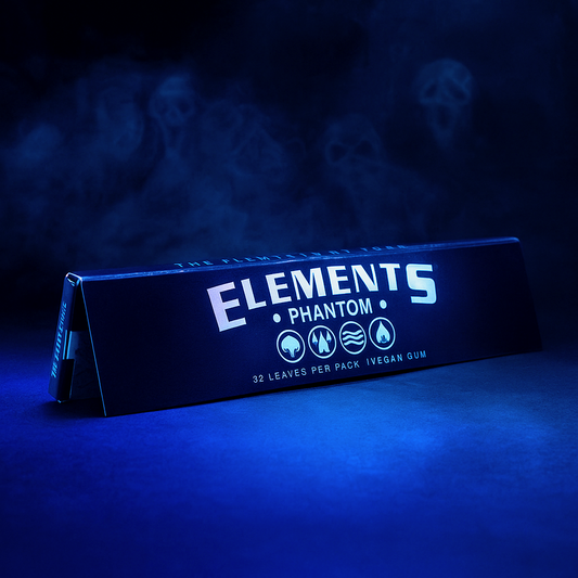 Elements Phantom rolling paper pack with blue lighting
