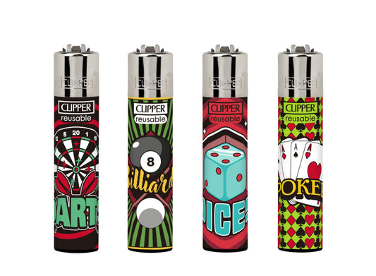 Clipper lighters set of 4 (Pub games)