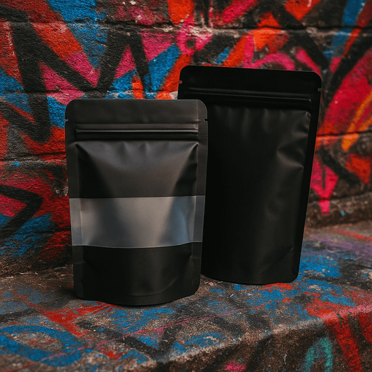 Black calipack with window 