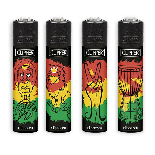 Clipper lighters set of 4 (Jamaican)