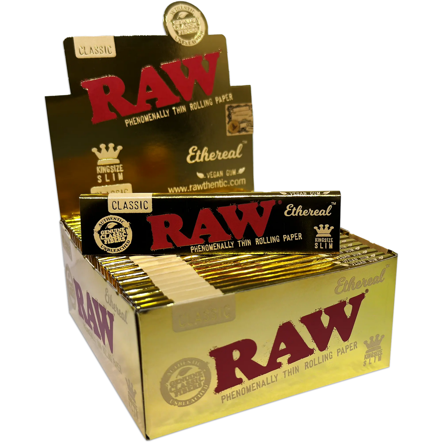 Raw Ethereal king-size rolling papers