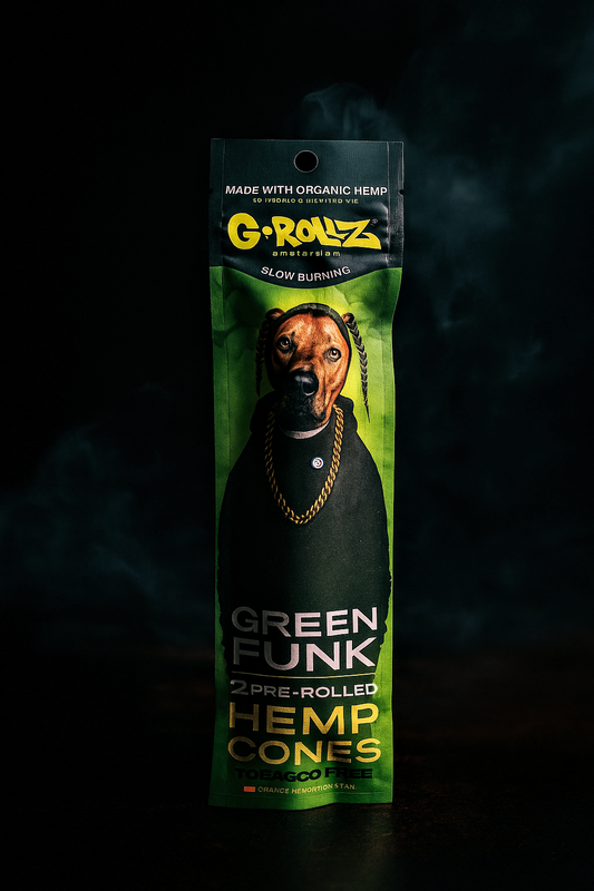 G-Rollz - Pre Rolled Hemp Cones - Green Funk